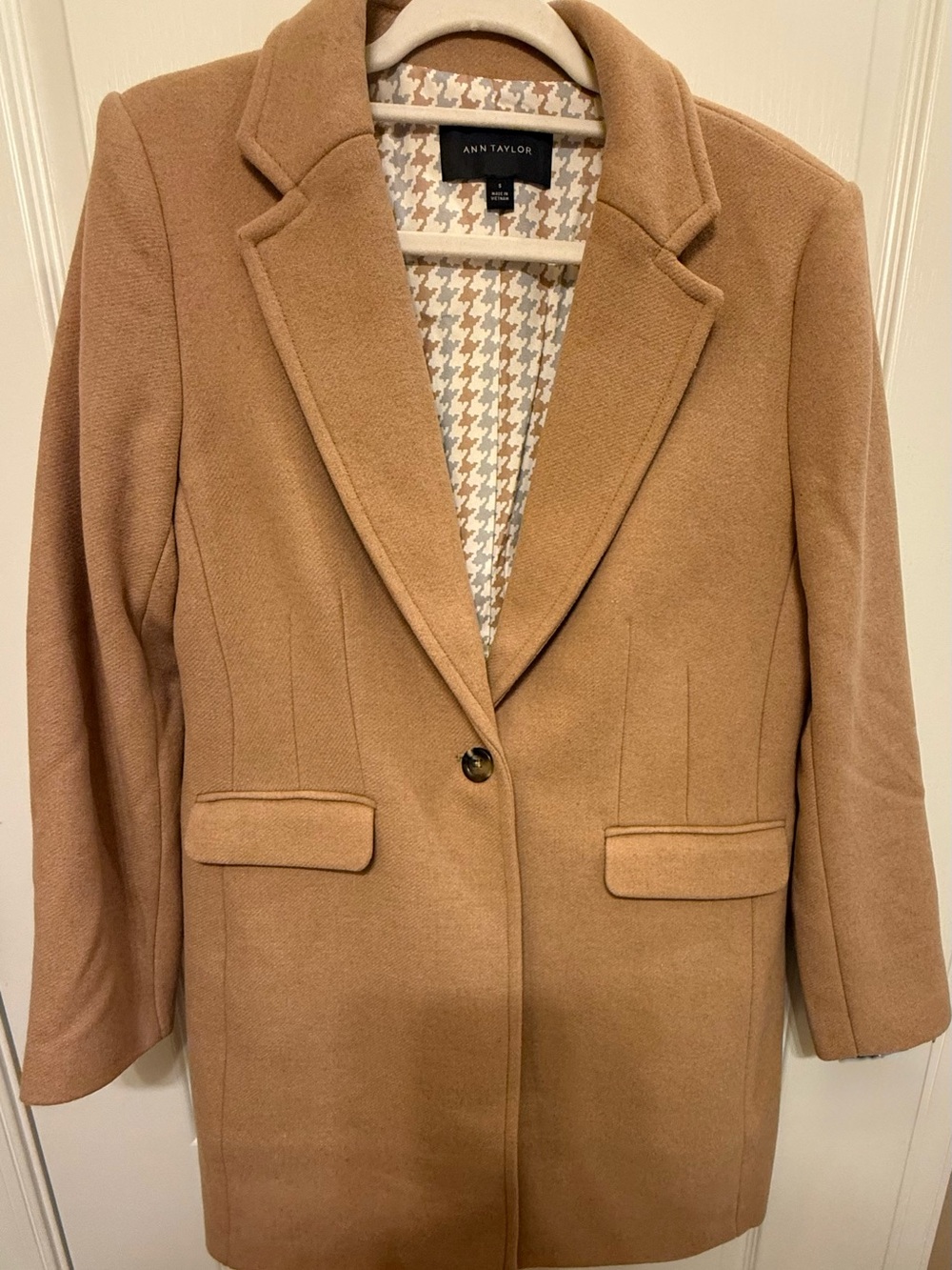 NEW Ann Taylor Double Breast Long Coat Small | 850989